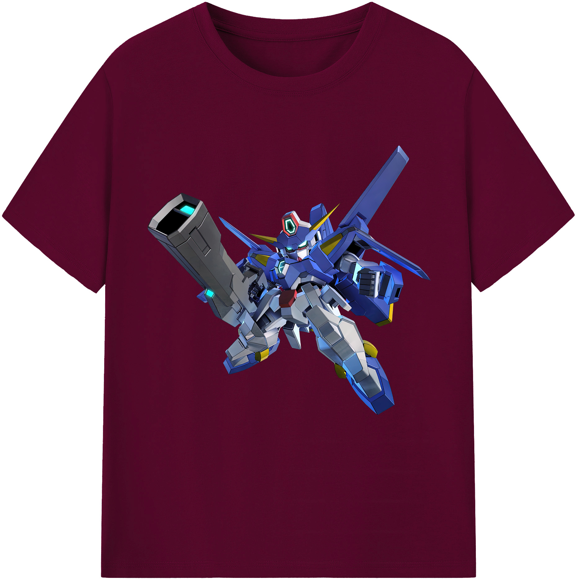 （画像用） 機動戦士ガンダム Mobile Suit Gundam レディースカジュアルプリントTシャツ（綿100％）